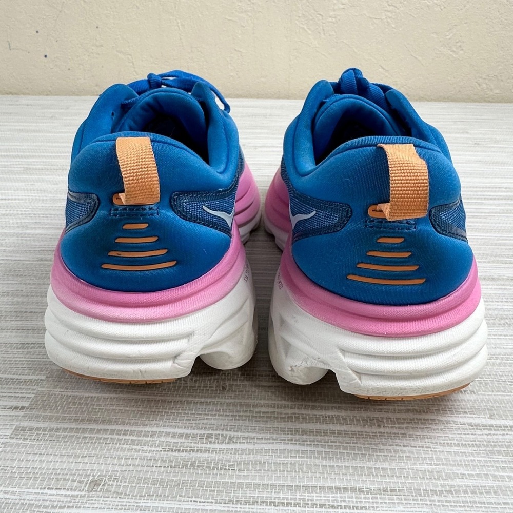 Hoka Bondi 8 Running Shoes Womens 10B Coastal Sky Model 1127952 Sneaker CSAA - Picture 5 of 10